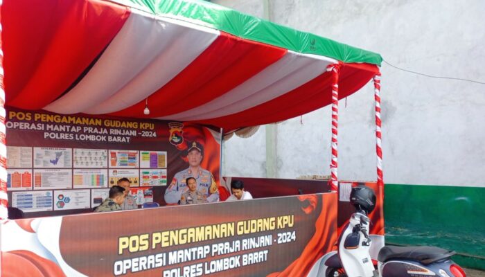 Pilkada 2024: Gudang Logistik KPU Lombok Barat Aman dan Terkendali