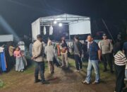 Patroli Polsek Kediri di Pasar Malam, Rasa Aman Terjamin