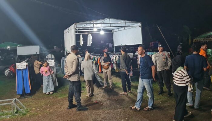 Polisi Jaga Keamanan Pasar Malam Kediri, Mencegah Kriminalitas