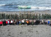 Aksi Bersih Pantai Warnai Hari Juang TNI-AD 2024