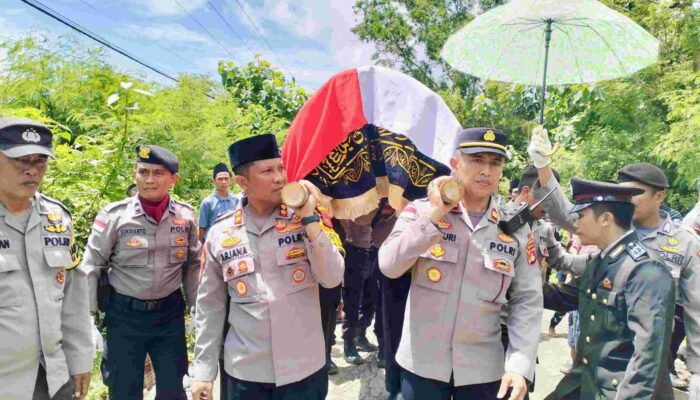 Penghormatan Terakhir: Polres Lombok Barat Lepas Kepergian Bripda Faozan