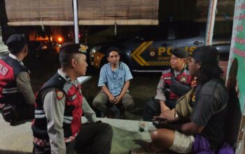 Sapa Pedagang Subuh, Polres Lombok Barat Gencarkan Patroli Dialogis