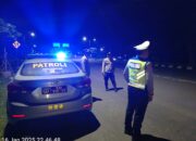 Malam di Bypass BIL Aman Terkendali, Patroli Intensif Polsek Kediri Beri Rasa Aman