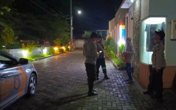 Patroli Blue Light Labuapi, Jaga Kamtibmas Pasca Pilkada dan Antisipasi Cuaca Ekstrem