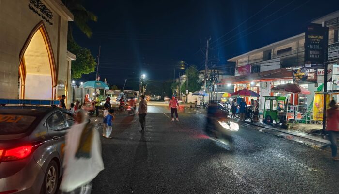 Polsek Kediri Jaga Keamanan Salat Tarawih, Ini Dampaknya bagi Jamaah