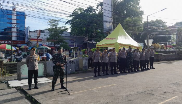 Apel Gabungan di Mataram: Ratusan Personel Siap Amankan Perayaan Nyepi 2025 