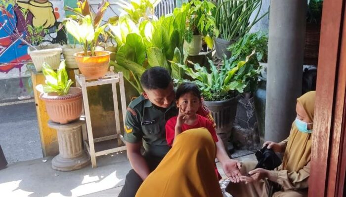 Kolaborasi Babinsa dan Tenaga Medis Dukung Kesehatan Balita