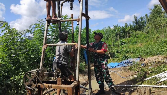Sumur Bor di Dusun Kesambik Rempek Jawaban Musim Kemarau