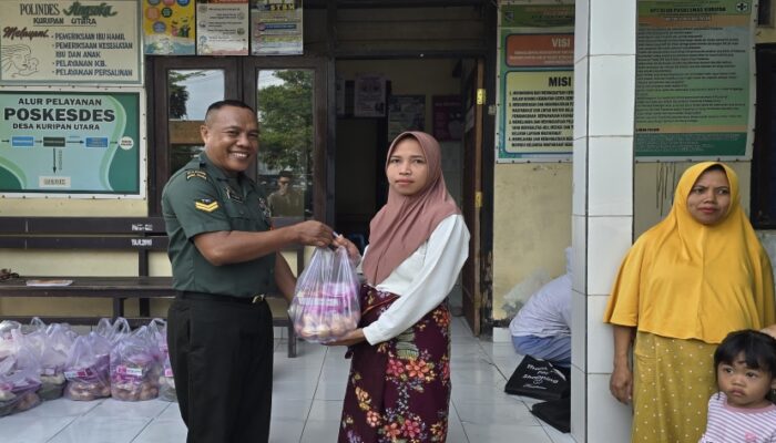 Sinergi Babinsa dan Desa Tekan Kasus Gizi Buruk