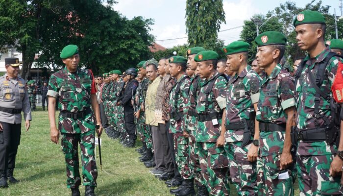 Danrem 162/WB Pimpin Apel Pengamanan Kunjungan Ibu Selvi Gibran