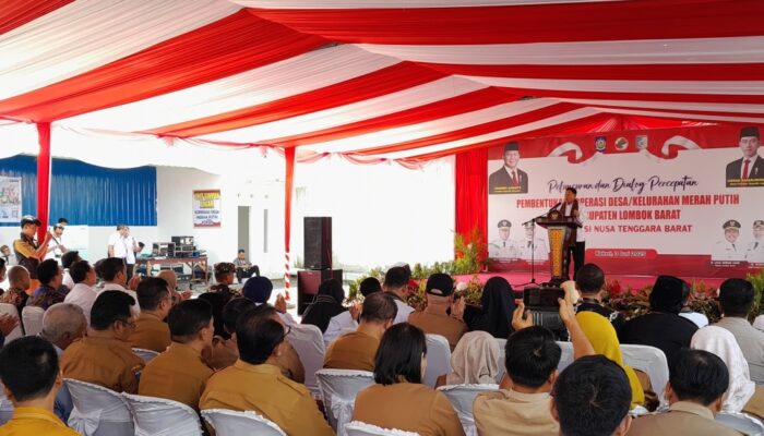 Dukung Ekonomi Desa, Koperasi Merah Putih Resmi Hadir di Lobar