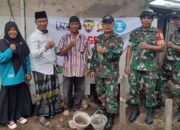 Kolaborasi TNI dan Lazdazi NTB Bantu Warga Dhuafa