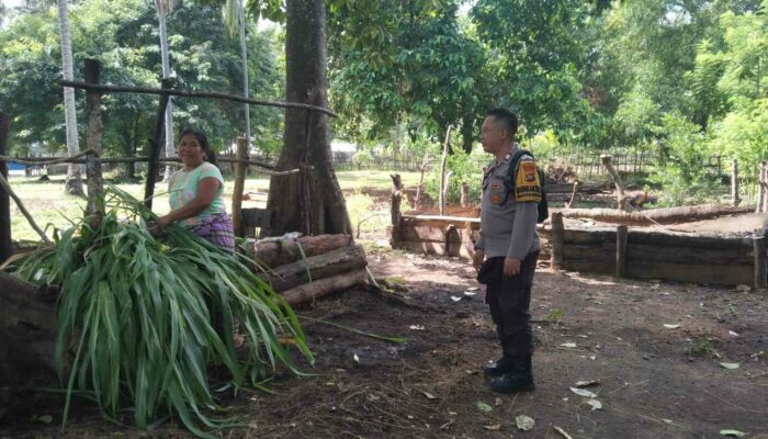 Polri Sosialisasikan Kemandirian Pangan di Dusun Batubolong, Lombok Barat