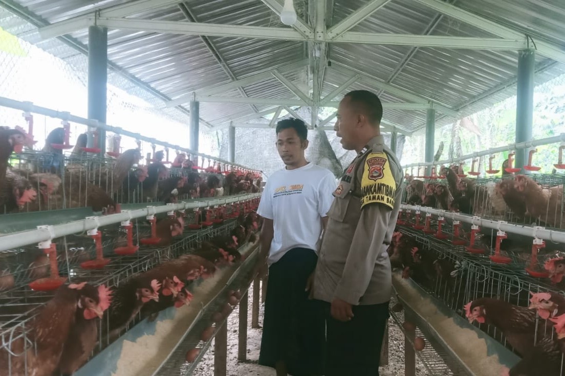 DDS Bhabinkamtibmas di Taman Baru: Edukasi Pangan dan Kamtibmas