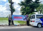 Polres Lombok Barat Pasang Spanduk di Bundaran Penas, Soroti Bahaya Anak di Bawah Umur Mengemudi