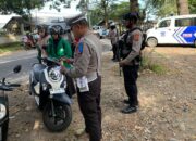 Operasi Patuh Rinjani 2025: Penertiban Lalu Lintas di Keling Kediri Meningkat