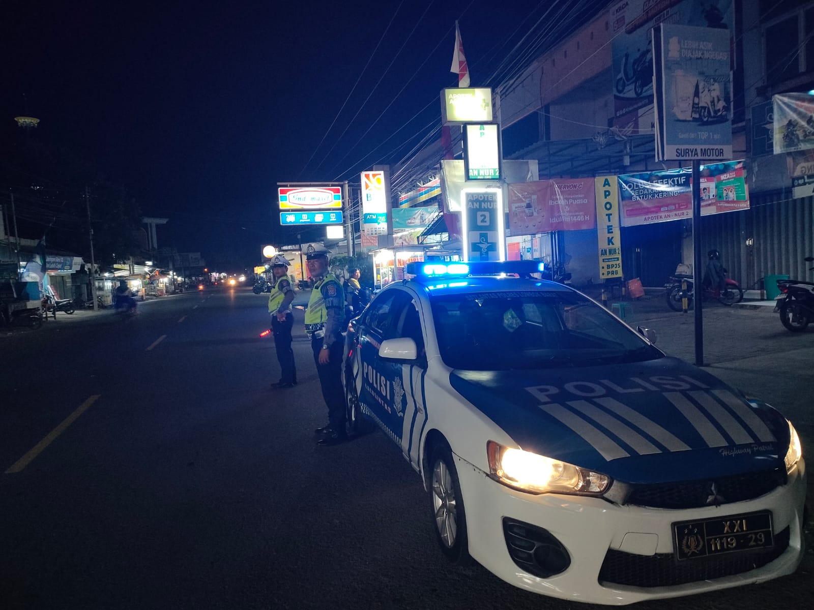 Satlantas Polres Lombok Barat Gencarkan Patroli Malam, Tekan Balap Liar dan Ciptakan Kamseltibcarlan