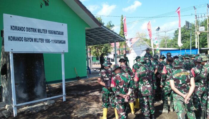 Koramil 1606-11 Kayangan Siap Diresmikan Pekan Ini