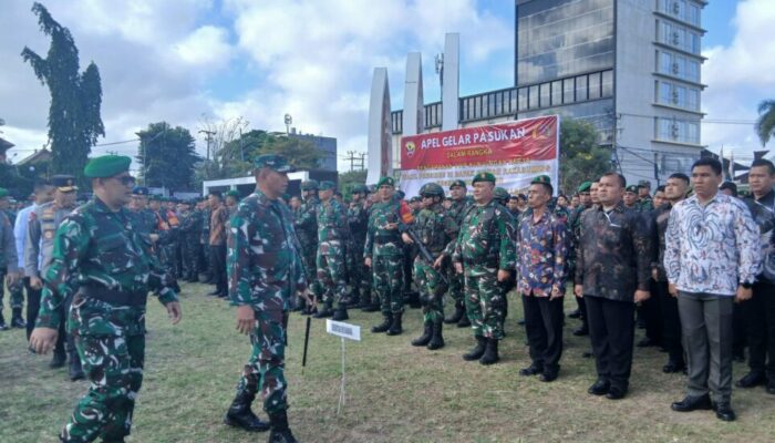 Danrem 162/WB Pimpin Apel Pengamanan Kunjungan Wapres RI