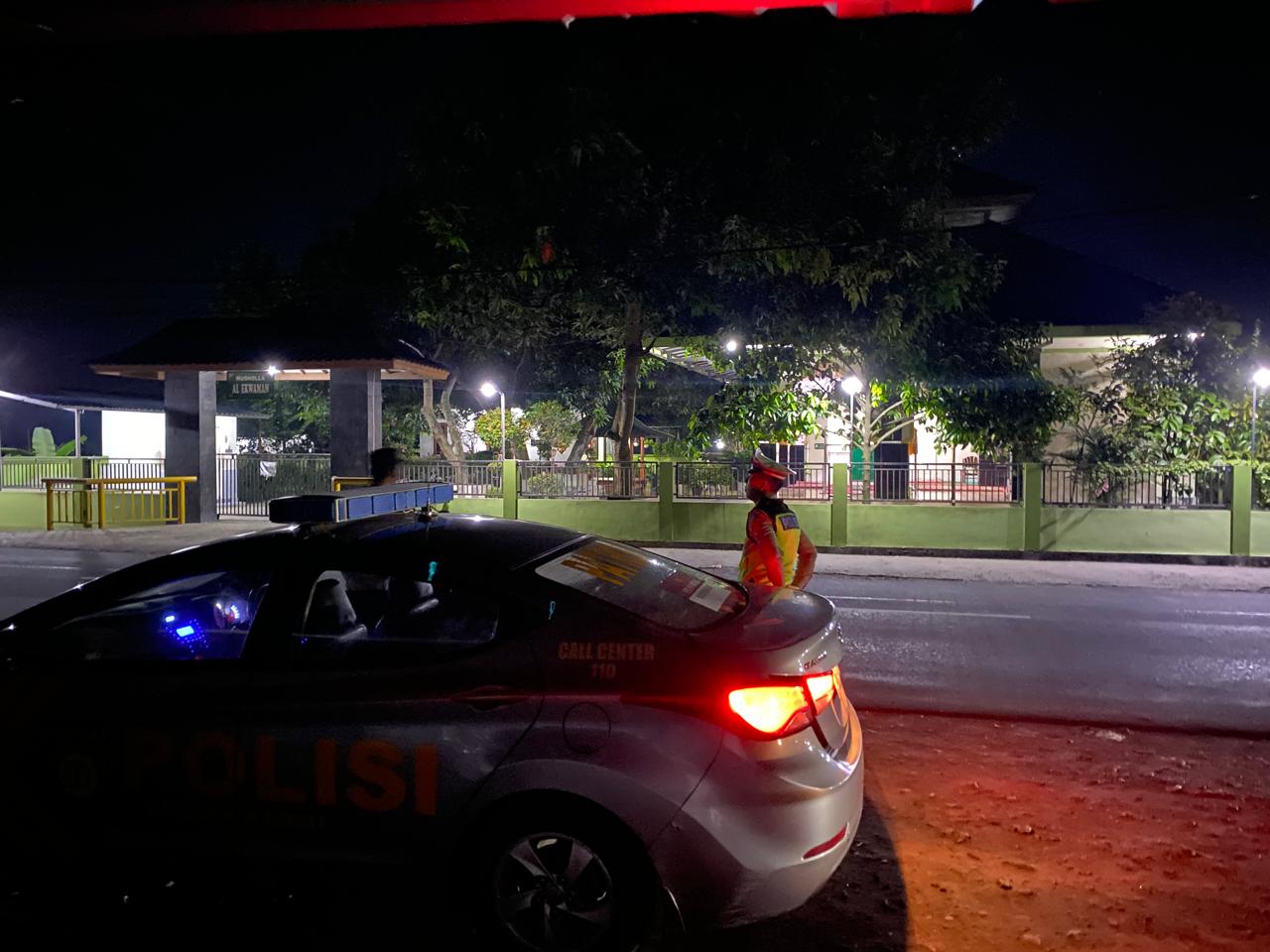 Polsek Kediri Intensifkan Patroli Blue Light di Bypass BIL dan Keling, Cegah 3C dan Balap Liar