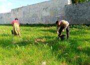 Polsek Kuripan Dorong Produktivitas Lahan Warga di Desa Jagaraga