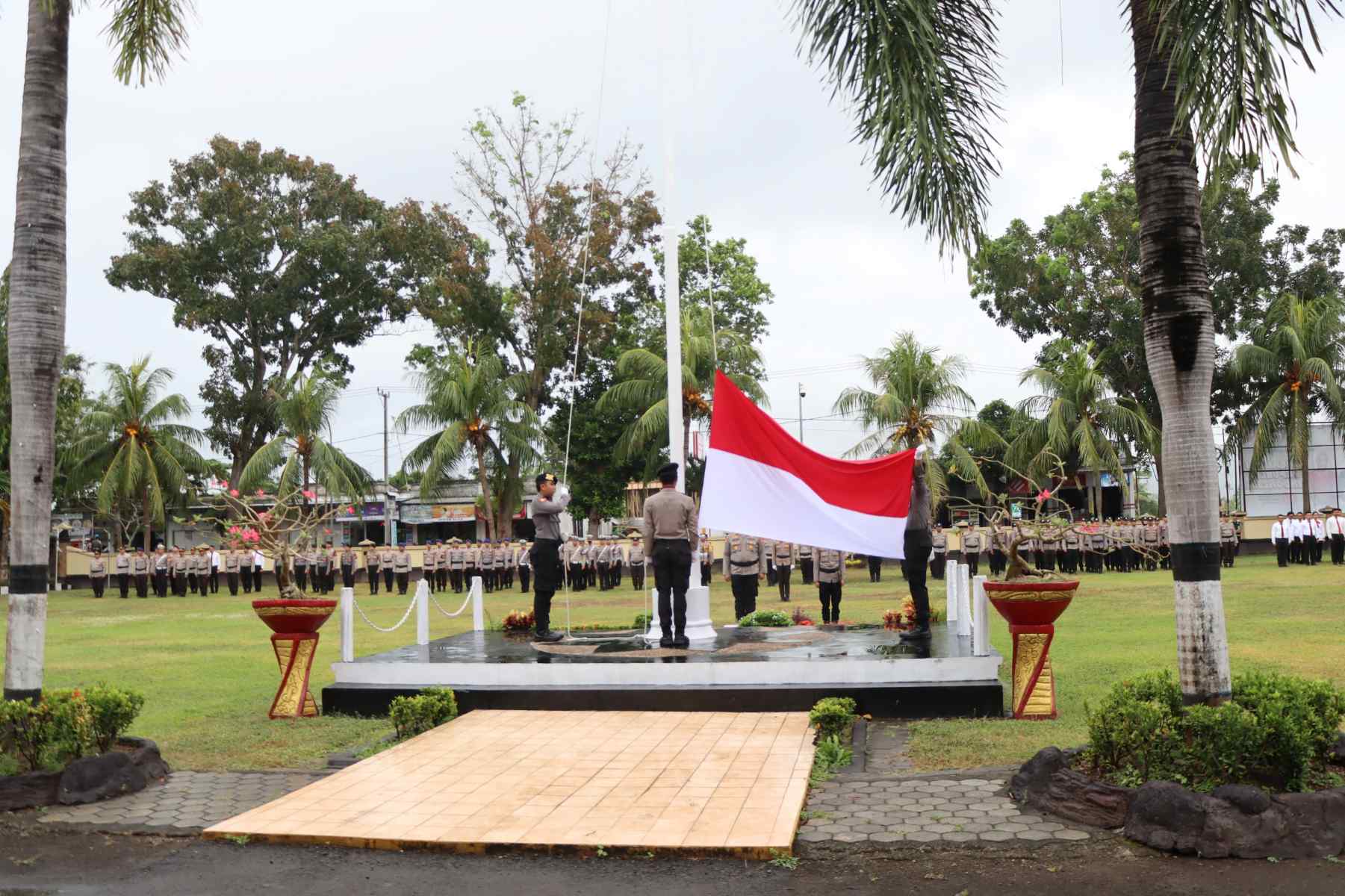 Polres Lombok Barat Peringati Haornas, Dorong Budaya Olahraga Sejak Dini
