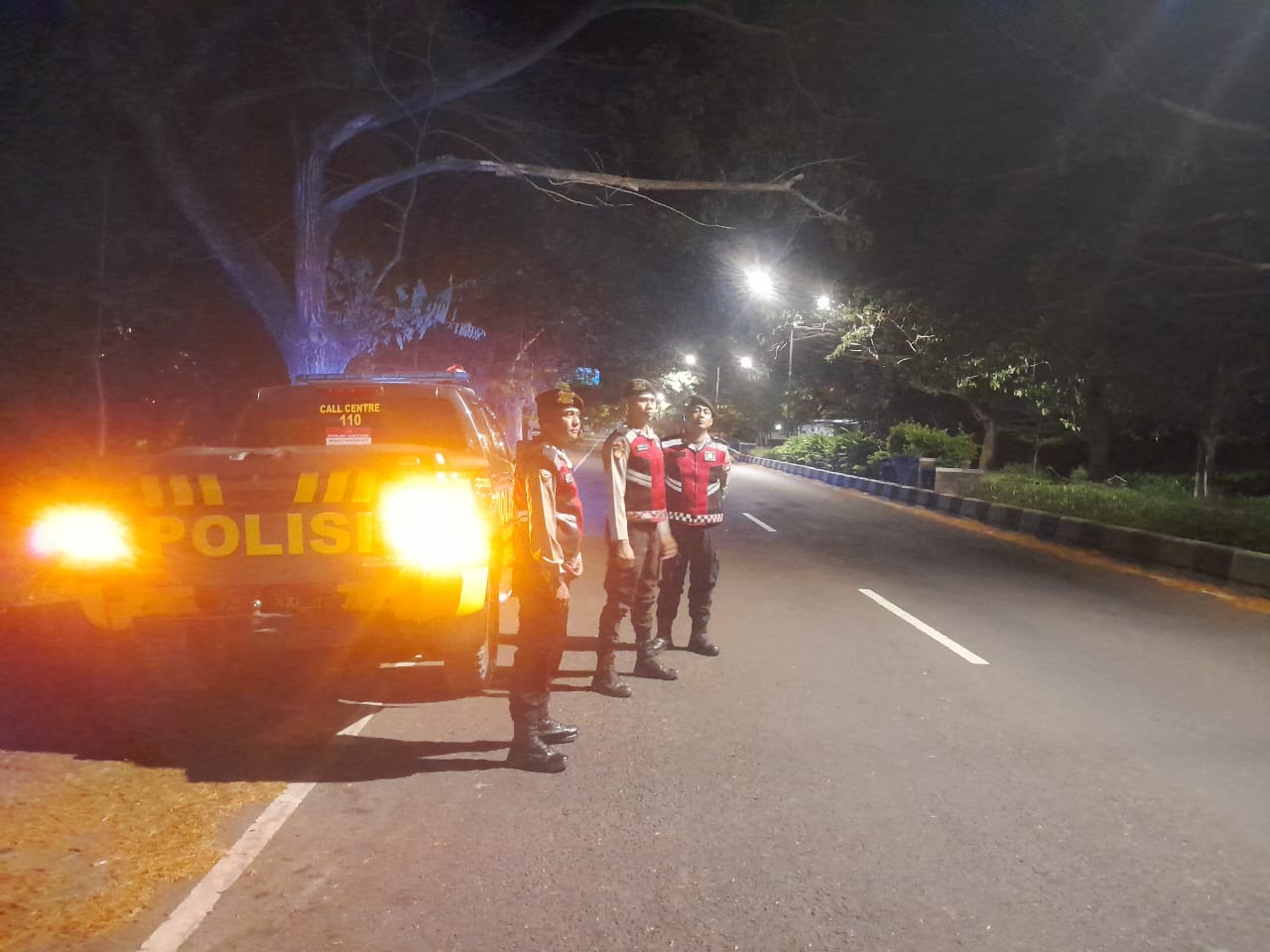 Polres Lombok Barat Rutin Gelar Patroli Preventif di Bypass Bandara Lombok