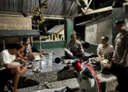 Sat Binmas Polres Lombok Barat Sambangi Pos Siskamling Sama Jaya