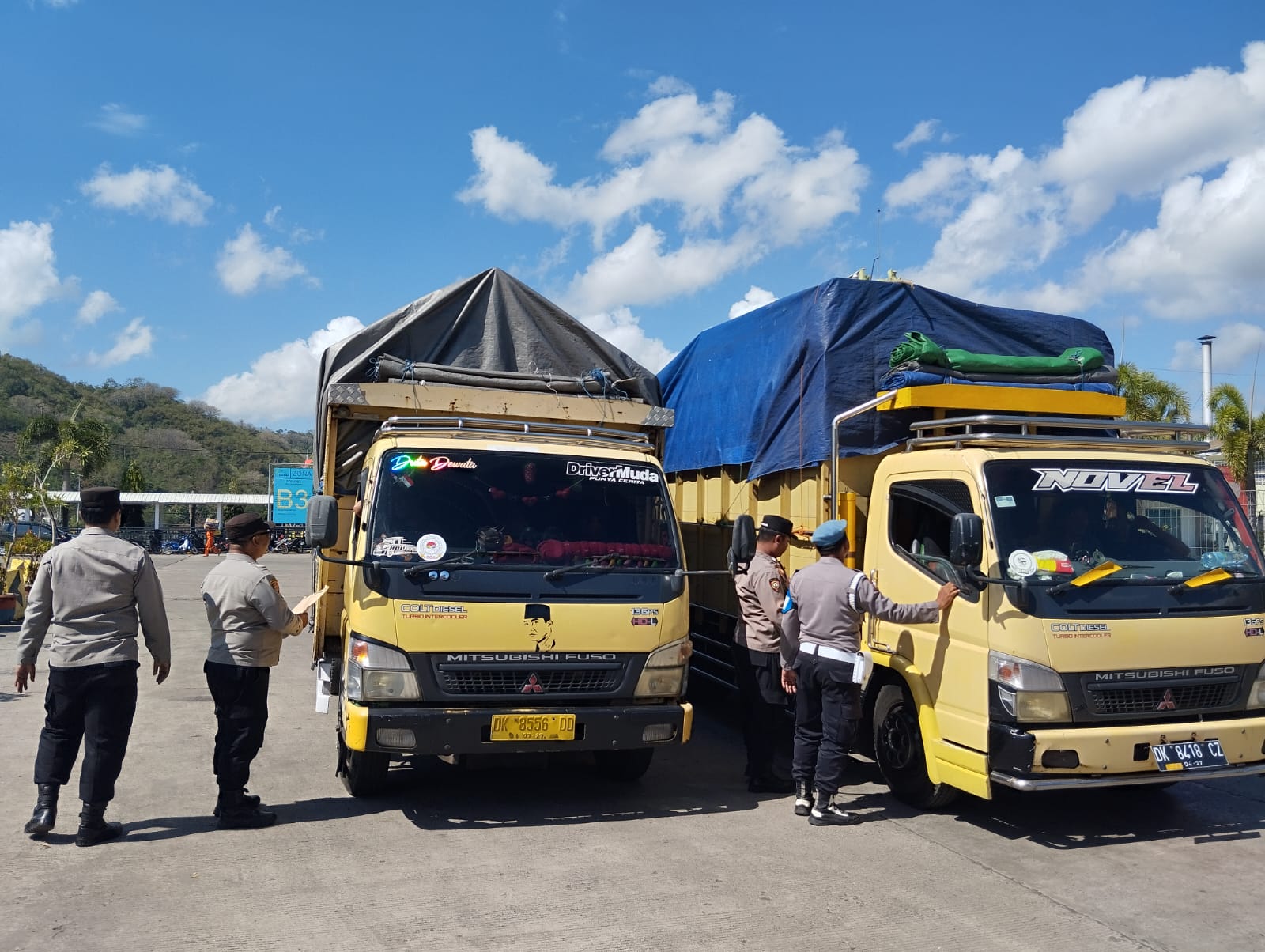Polsek Lembar Pastikan Keamanan Penyeberangan, Fokus Cegah Barang Terlarang