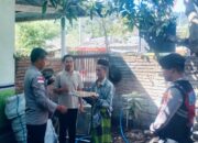 Warga Bertong Barat Terima Bantuan Nutrisi Mantap dari Polsek Sekotong