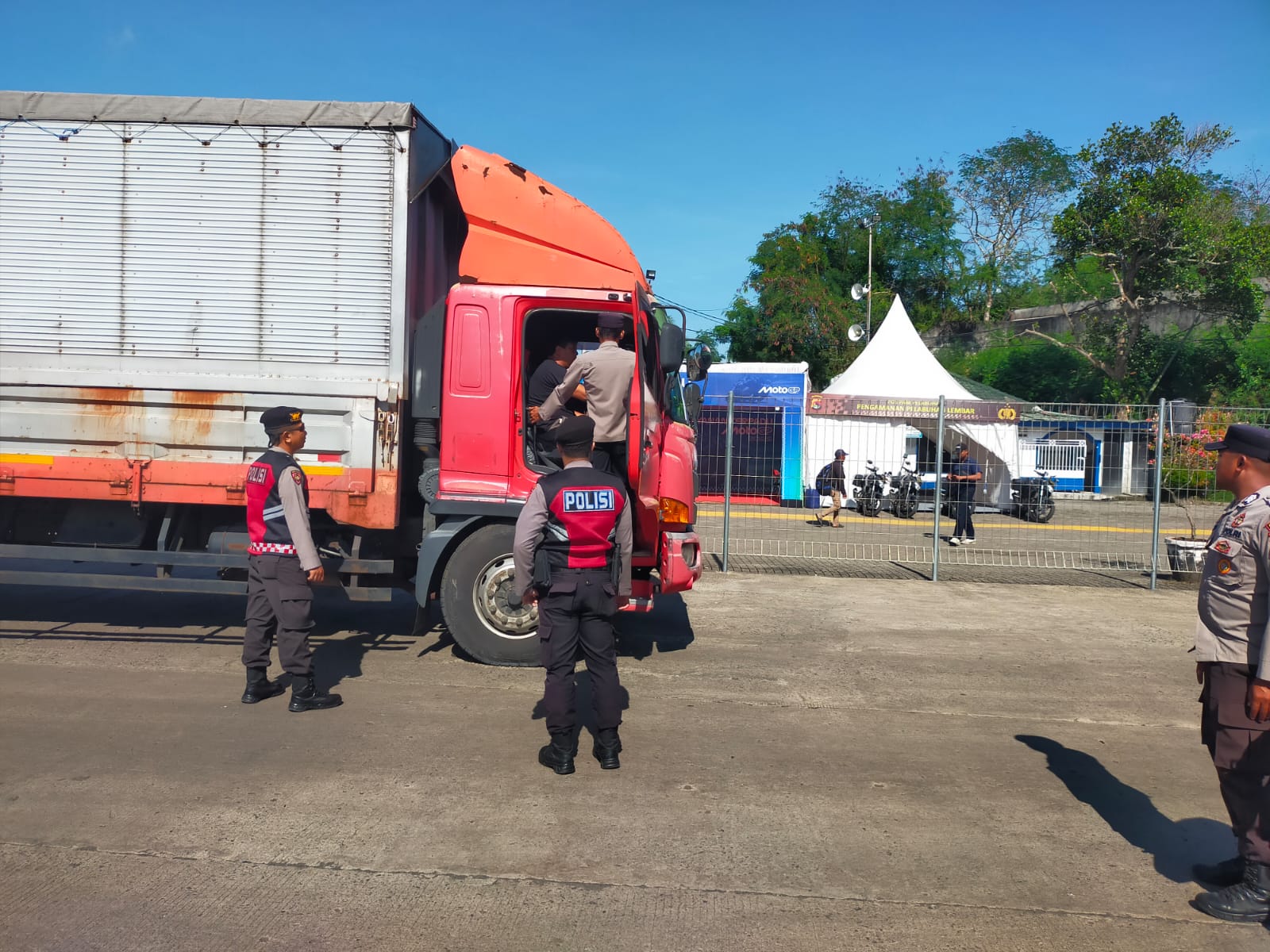 Situasi Aman, Polsek Lembar Sukseskan Pengamanan Pra-MotoGP Mandalika