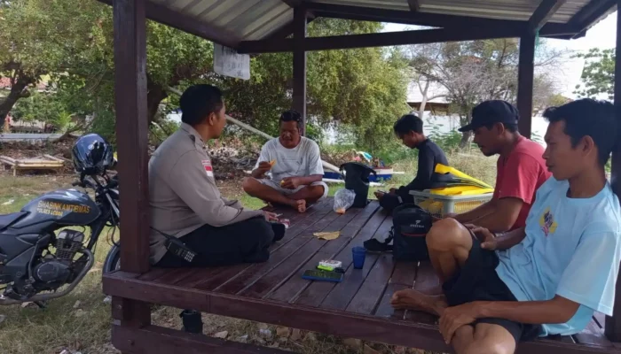 Bhabinkamtibmas Sekotong Barat Jadi Motor Penggerak Ketahanan Pangan Warga