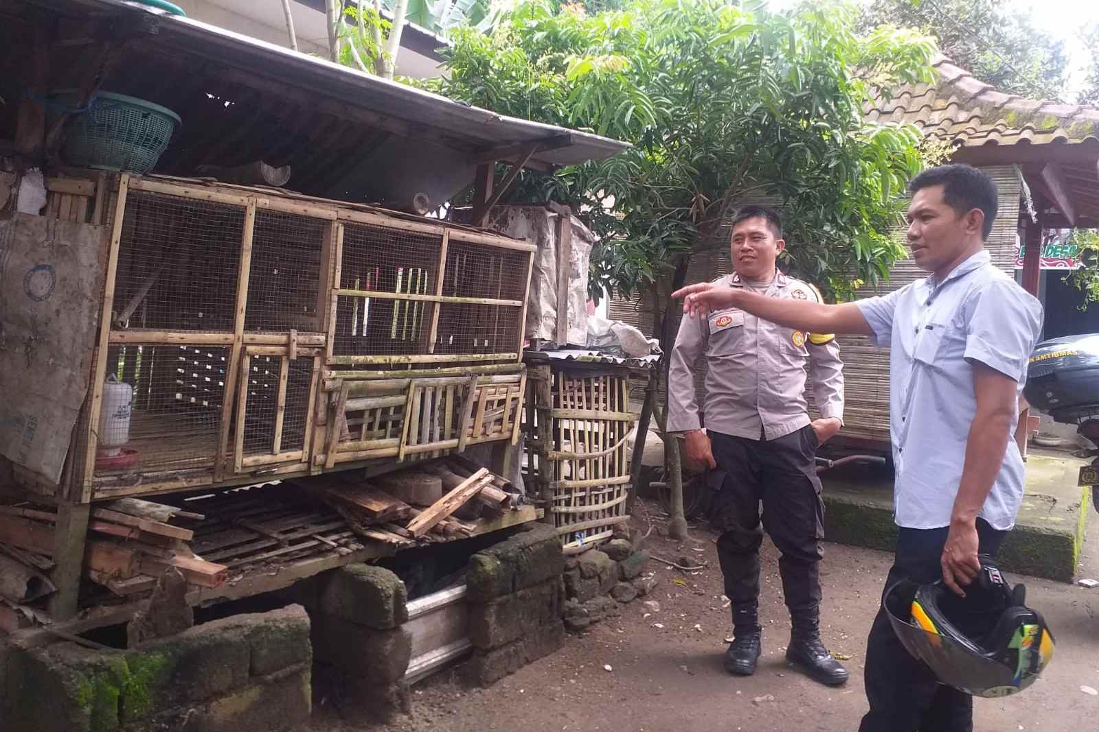 Motivasi Bhabinkamtibmas, Warga Nekat Bangun Kandang Ayam di Pekarangan