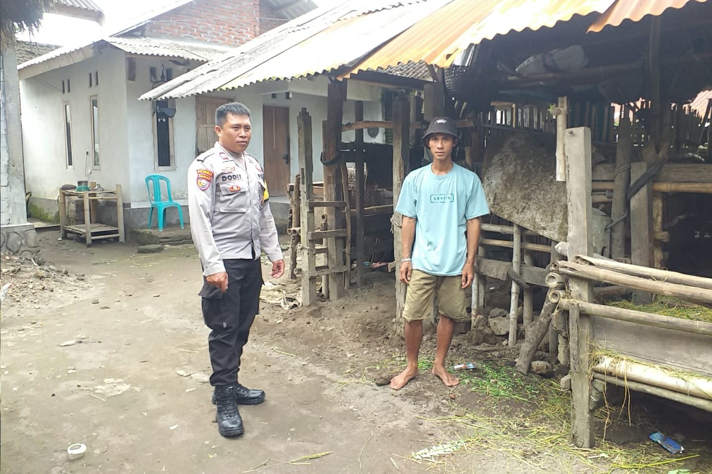 Polri Hadir di Tengah Warga: Mantung Gong Jadi Contoh Ketahanan Pangan Lokal