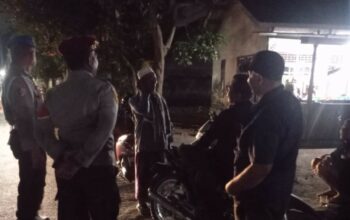 Polsek Lembar Siaga di Jam Rawan, Cegah Aksi 3C di Pemukiman Padat