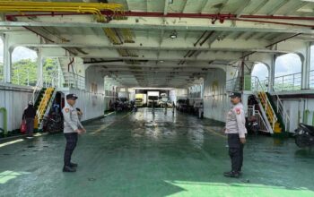 Aparat Sisir Kapal Ferry, Pastikan Penyeberangan Lembar Aman dari Gangguan