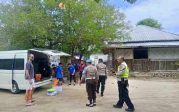 Cegah 3C dan Cuaca Ekstrem, Polisi Patroli Pesisir Tanjung Kelor