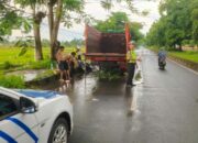 Tangani Truk Mogok, Satlantas Lobar Jamin Kelancaran Lalu Lintas